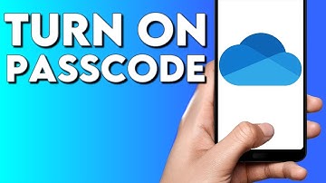 How To Enable and Turn ON Passcode on Microsoft OneDrive Mobile Phone App