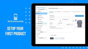 Add Products On Your Online Store From MoreCustomersApp eCommerce Software