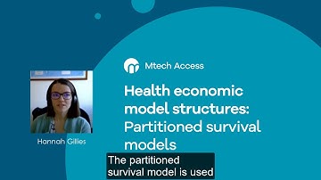 What is a partitioned survival model?