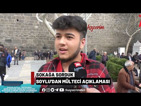 Soylu'dan Mülteci Açıklaması