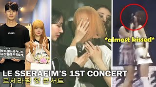 Yunjin & Chaewon almost kissed? | Eunchae got emotional | FLAME RISES TOUR in Seoul 2023
