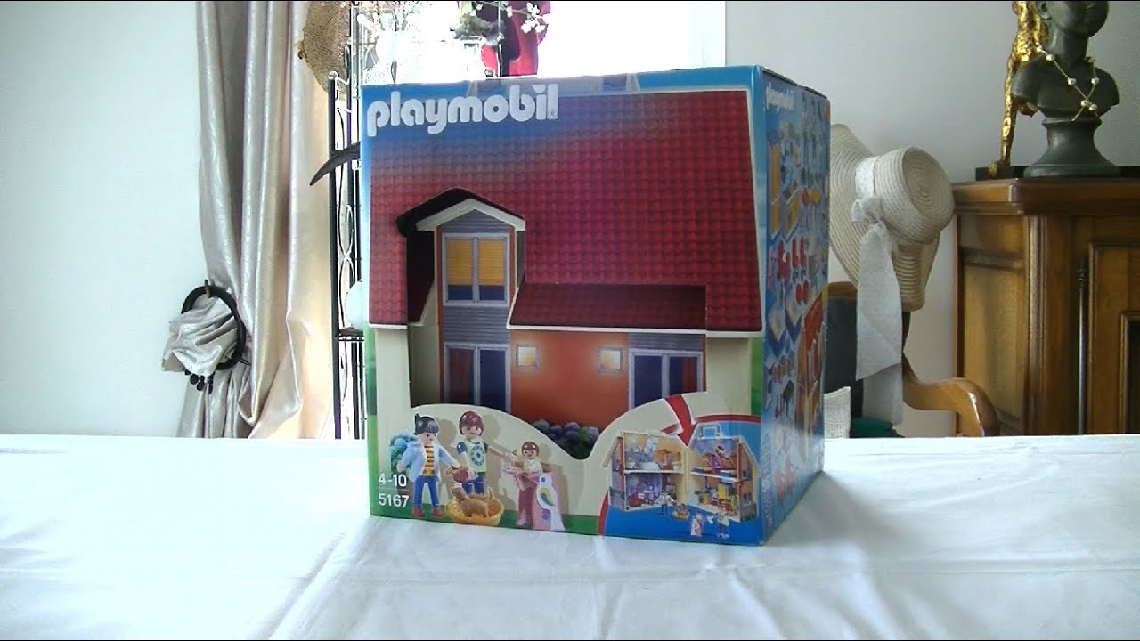 Unboxing Playmobil (fr) : La maison traditionnelle transportable (2012) -  5167 