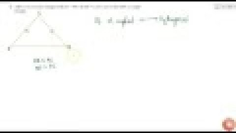 ABC is an isosceles triangle with AC = BC. If `A B^2=2A C^2` , prove that ABC is a right triangl...