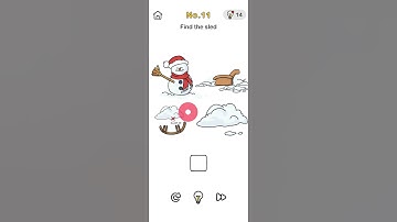 Brain out gameplay// Help santa level 11 Find the sled