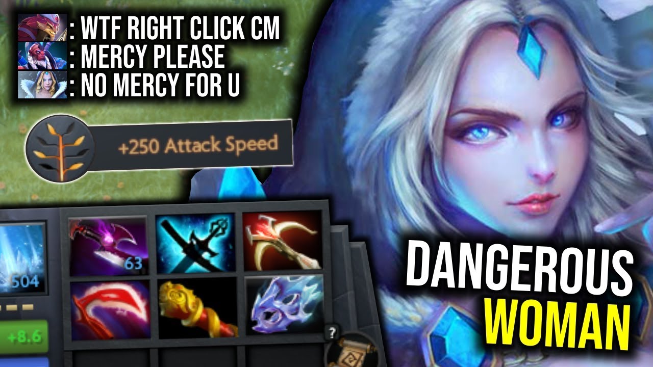 Dangerous Woman Right Click Build Crystal Maiden Max Attack