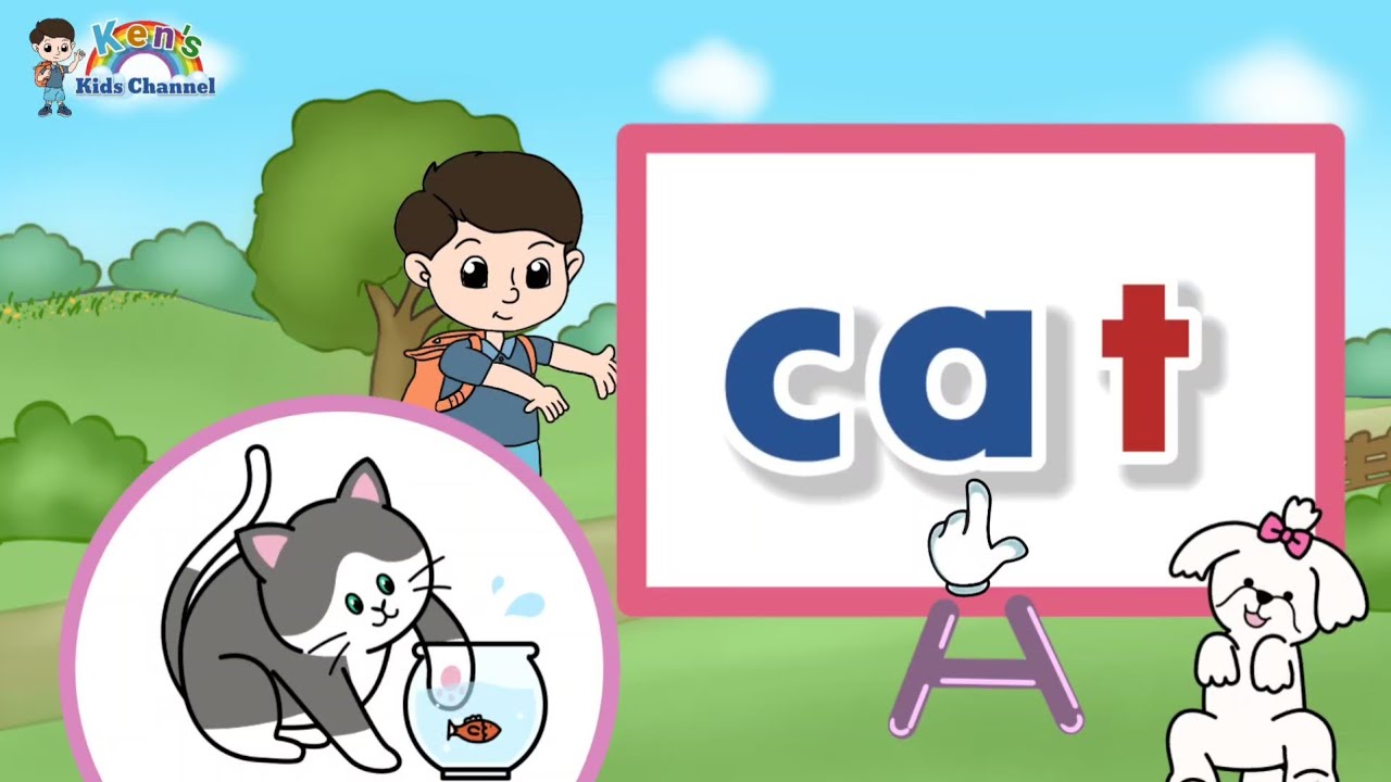 Learn to Read CVC Words | English Reading Lesson for Nursery and ...