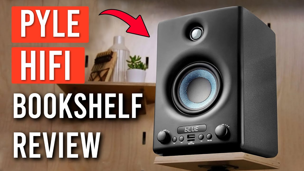 Pyle HiFi Active Bookshelf Speaker Review - Incredible Sound Quality!