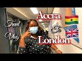 Accra🇬🇭 To London🇬🇧| KLM Flight Review | Travelling During A Pandemic | Travel Vlog