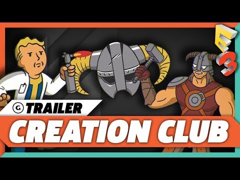 Creation Club For Fallout 4 & Skyrim Special Edition Announce Trailer  | E3 2017 Bethesda Press C…