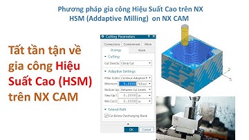NX CAM - Bài 10: Phương pháp gia công Hiệu Suất Cao (HSM) - Addaptive milling on NX CAM