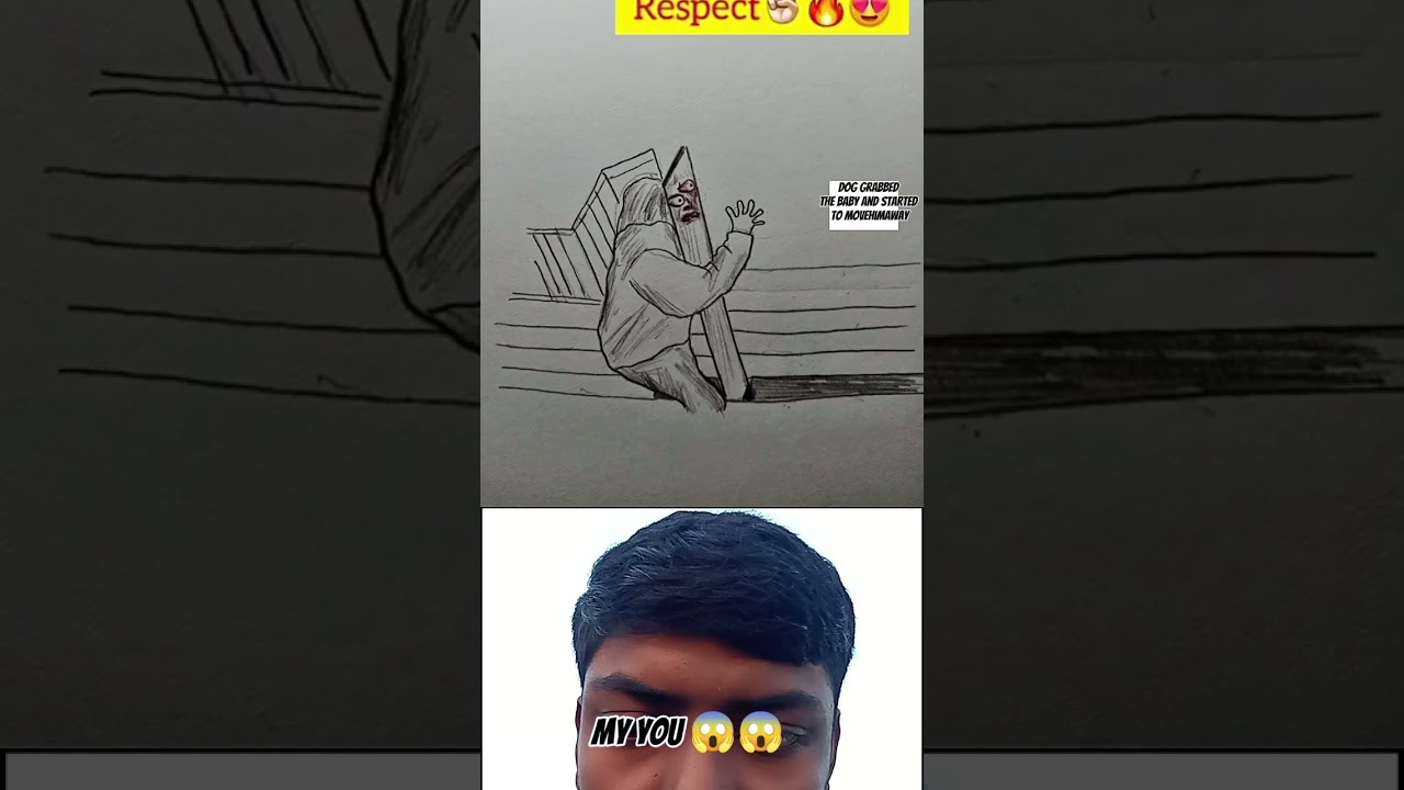 "Dog grabbed the baby and started to move him away।।RespectYa Allah।। 🤣😂🤣 