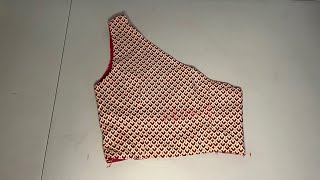 How to: make a one shoulder/ mono strap top | pattern drafting | sewing