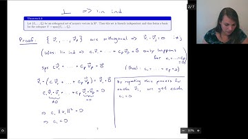 6.2 - Orthogonal Sets and Bases