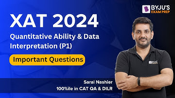 XAT 2024 Important Questions | Quantitative Ability & Data Interpretation (Part 1) #xatstrategy
