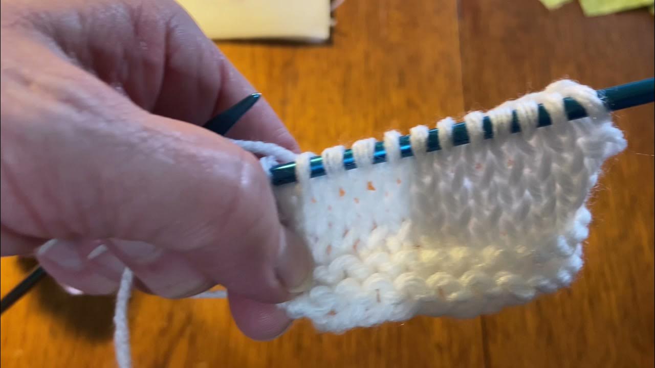 Continental Knitting Tutorial knit and purl stitches. YouTube