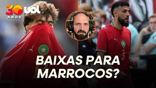 ADVERSÁRIO DO BRASIL, MARROCOS PODE PERDER TITULARES PARA ESTREIA NA COPA DO MUNDO