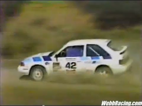 1994 Rim of the World Pro Rally Footage - Mazda 323 GTX