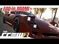 Cruising Miami in a Stock Ferrari F40… | The Crew 2 4K 60FPS No Commentary