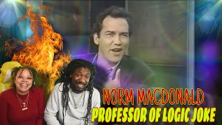 Norm MacDonald - Professor of Logic Joke | REACTION