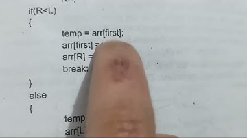 Quick Sort | Part-2 code Implementation #quick #sort #youtube #youtubevideo #youtuber