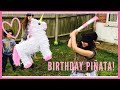 Alicia’s Birthday Party unicorn piñata!! With hilarious results!! l Bowie Family Vlogs