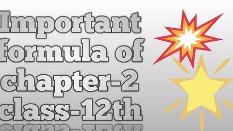 Important formula of Chapter-2(inverse trigonometric function) Of class-12th