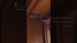 How to remove Hunter Douglas Fritz / Lavona Duette shade , blind , diy , 2004