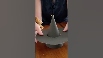 Wickedly Easy DIY: Craft a Paper Witch Hat with Our Printable Pattern!