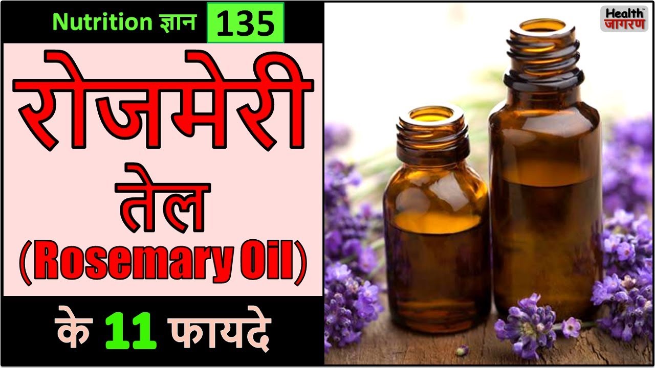 रोजमेरी तेल के 11 गजब के फायदे Health Benefits & Uses of Rosemary Oil
