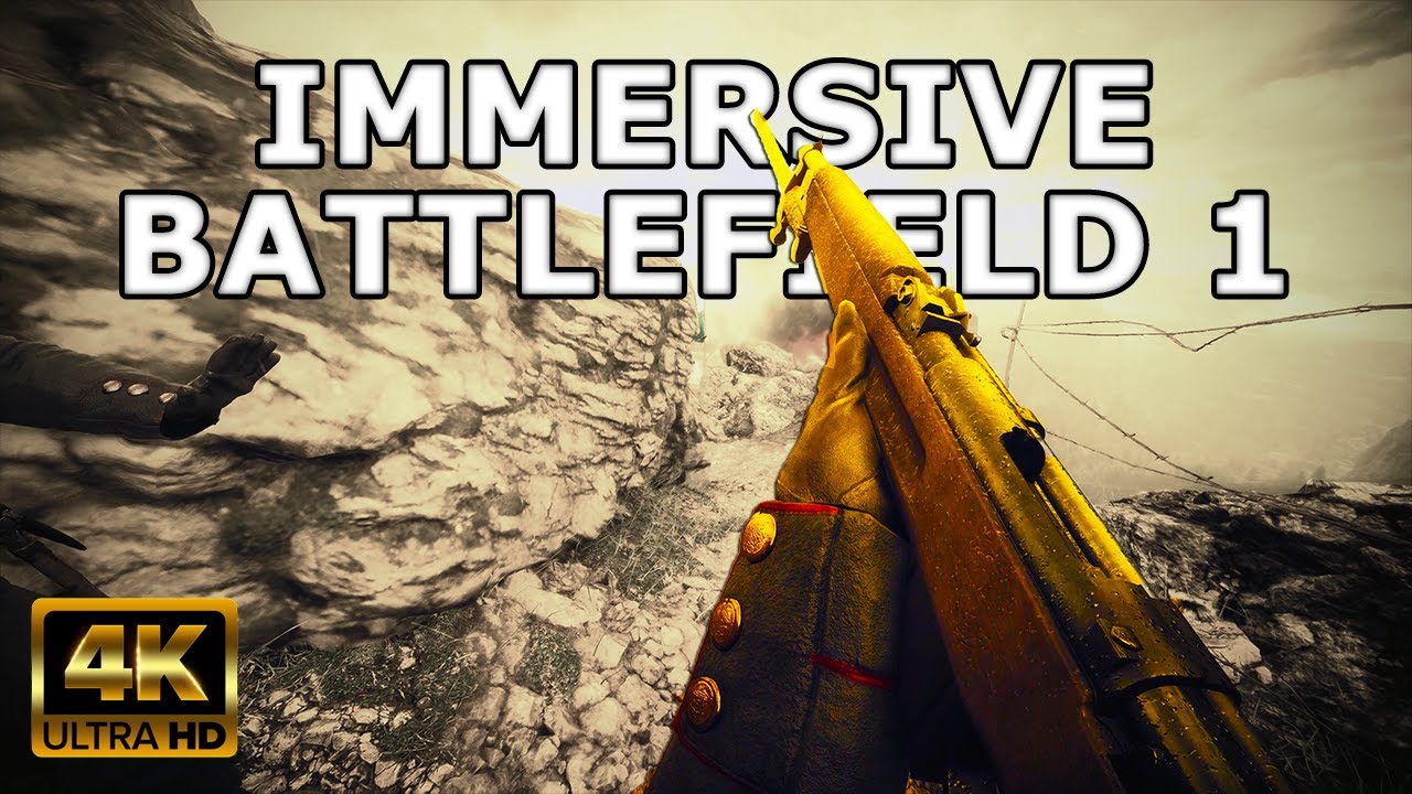 Battlefield 1 Immersive Gameplay (4K60fps NO HUD, CINEMATIC)