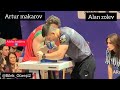 Алан Золоев против Артура Макарова, чемпион мира 2019 года в России #armwrestling #armwrestler