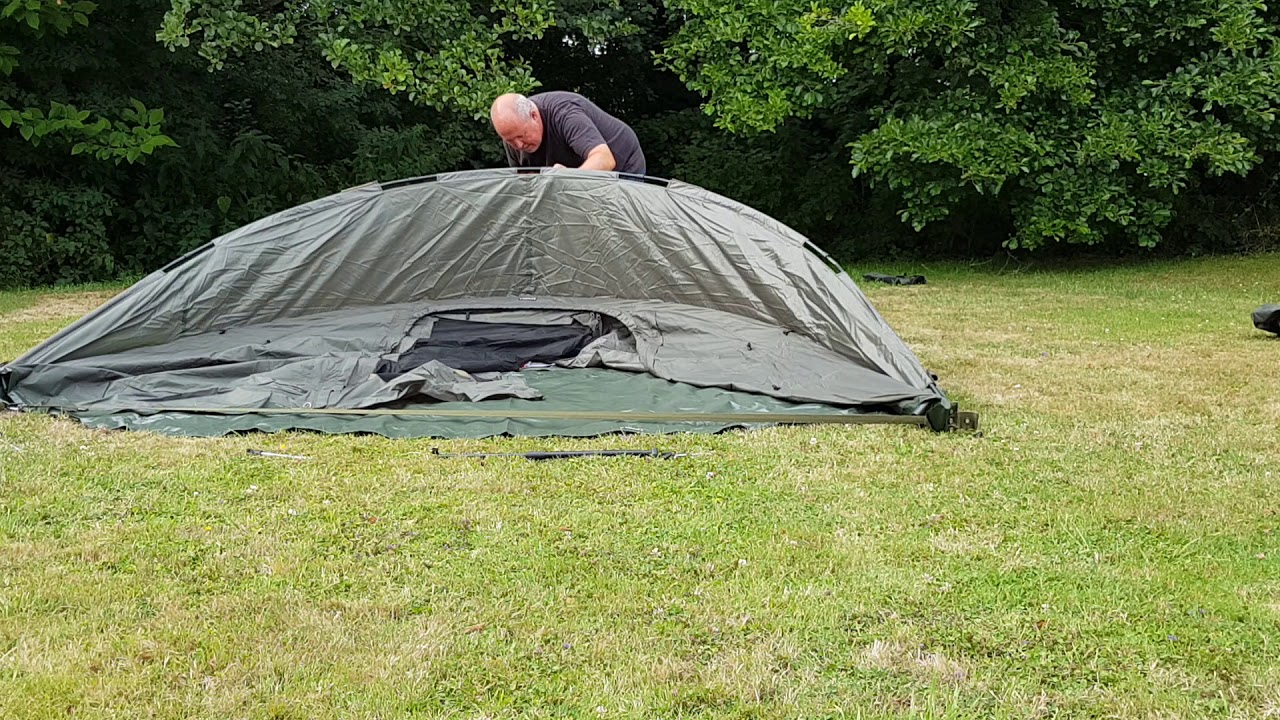 erection-fox-royale-classic-tt-pro-2-man-bivvy-youtube