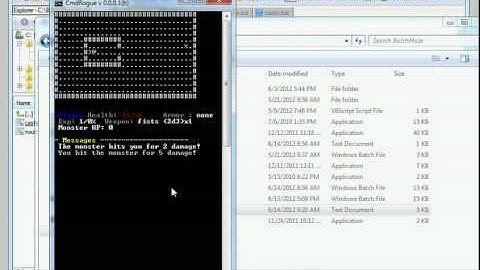 Batch File Roguelike (Update 1)