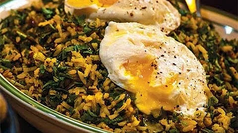 How to Make Spiced veggie rice with poached eggs -Healthy Recipes-