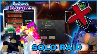 Solo raid Hell Sity 3Uint Only (No Overload Avatar Glitched)in Anime last stand SololevelingUpdate!!