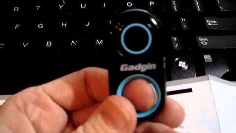 Gadgin premium bluetooth remote shutter to take pics with
