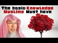 What is the basic fundamental knowledge of islam every muslim must know  assim al hakeem