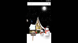 Winter Night Live Wallpaper screenshot 1