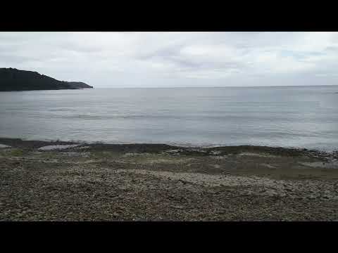 Plage du Moulin de la Rive, 29241 Locquirec, Finistère, Brittany France 7th September 2022 4K
