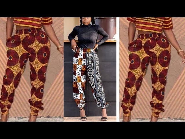 TIMI African Print High Waist Trousers LENGTH  OFUURE  lupongovph