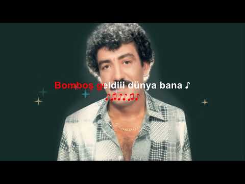 MÜSLÜM GÜRSES HER ŞEY YALAN ORJİNALDEN KARAOKE VE SÖZLERİ