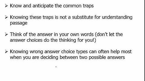 Basic of Reading Comprehension for GRE: Part-2