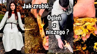 Jak zrobić ogień bez ognia, czyli SMOLNA SZCZAPA/BRZOZA- KRZESIWO-Rozpalanie bez zapałek/zapalniczki