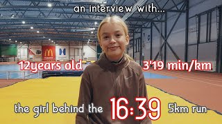 THE 12 YEAR OLD BEHIND THE 16:39 5KM RUN || interview with an upcoming star (Othelie StaveWigene)