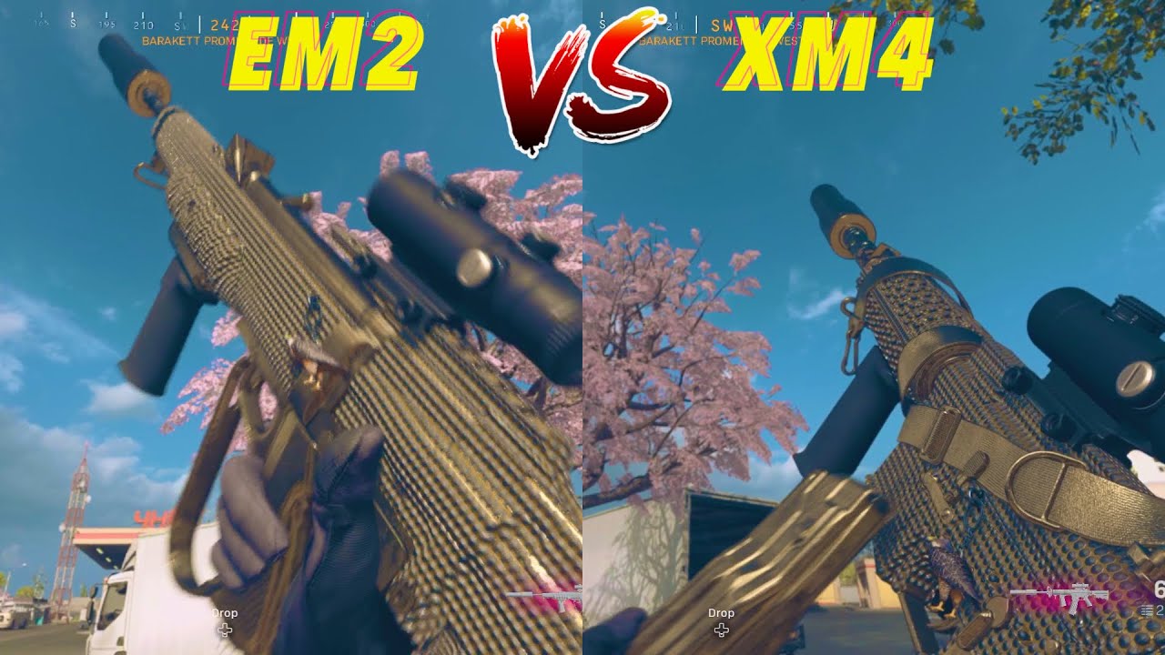 EM2 VS XM4 Best Long Range AR in Warzone YouTube