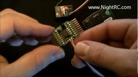 Nano LED Light Controller Hookup for Scale R/C Aircraft