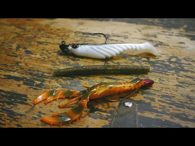 Three Basic ways to Rig Soft Plastics 