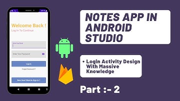 Notes app Android tutorial | UI design | Part -2 | Notes app using android studio | Tech Projects