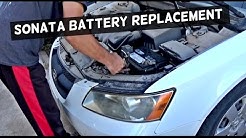 Sonata Hyundai Battery Car Hyundai Sonata Battery Removal Replacement 2006 2007 2008 2009 2010 2017