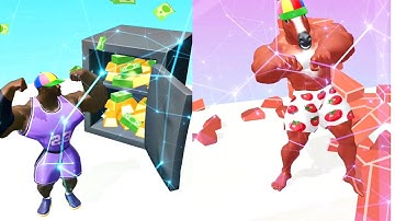 Muscle Rush Smash Running 🏋️Gameplay Android, iOS (Lv 41-42)💪👍